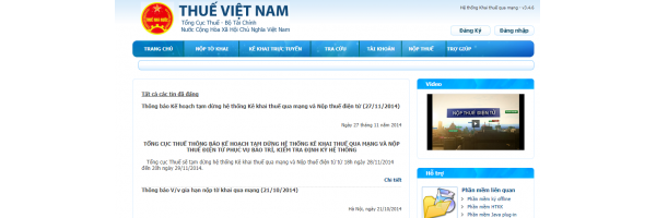 Hướng dẫn nộp thuế online và khắc phục vấn đề thường gặp trên nhantokhai.gdt.gov.vn